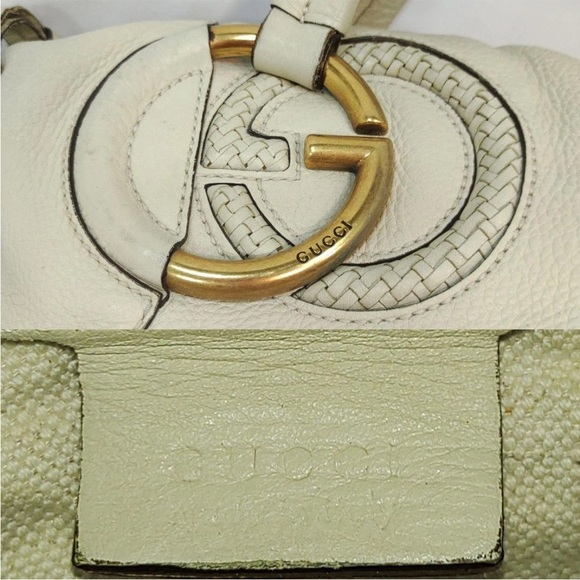 Gucci Cream Leather Shoulder Bag - Picture 9 of 11